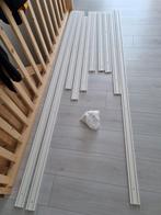 Plastic gordijnrails 2 baans met runners, Ophalen, Zo goed als nieuw, Minder dan 100 cm