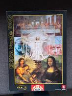 Educa puzzel  Da Vinci's World  1000 stukjes, Ophalen of Verzenden, 500 t/m 1500 stukjes, Zo goed als nieuw, Legpuzzel