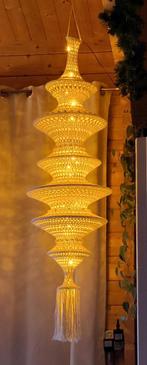 Fishnet gehaakt  hanglamp bohemian, Ophalen of Verzenden, Nieuw, Minder dan 50 cm