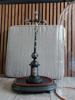 antiek zilveren kruisbeeld in glazen stolp., Antiek en Kunst, Ophalen of Verzenden