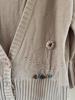 Peter Hahn Vest - Maat 42 - Geborduurde Bloemen, Beige, Maat 42/44 (L), Ophalen of Verzenden, Zo goed als nieuw