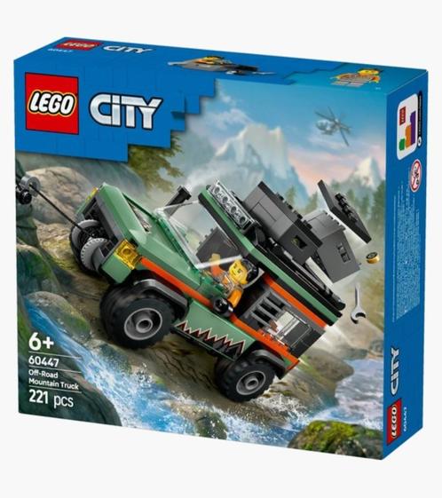 LEGO CITY 4x4 terreinwagen voor in de bergen 60447|NIEUW|, Kinderen en Baby's, Speelgoed | Duplo en Lego, Nieuw, Lego, Complete set