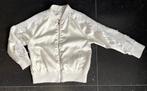 H&M Wit Bomberjack met Kant maat 128, Kinderen en Baby's, H&M, Zo goed als nieuw, Jas, Verzenden