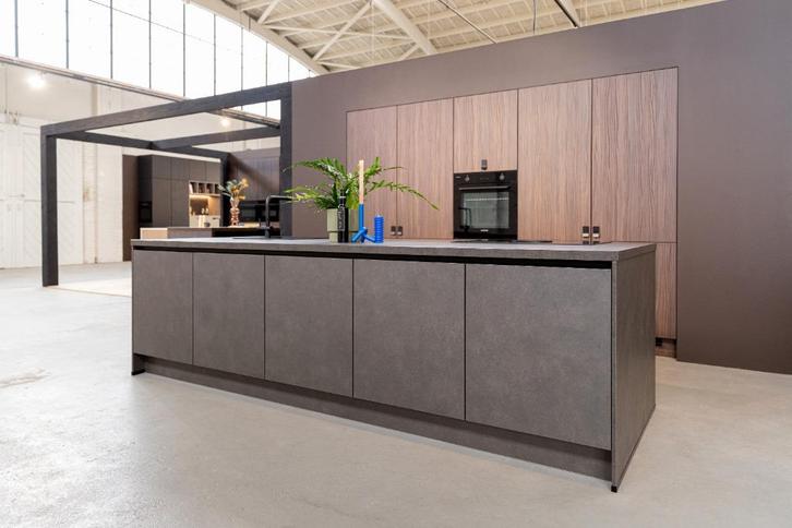 Eilandkeuken compleet met BORA kookplaat + 2 jaar garantie, Huis en Inrichting, Keuken | Complete keukens, Nieuw, Dubbelwandige keuken