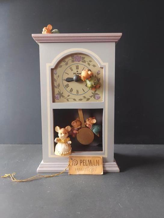 Pelman Musical speeldoos – klokmodel – speelt “Memory", Huis en Inrichting, Overige Huis en Inrichting, Gebruikt, Ophalen of Verzenden