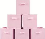 6 Opbergboxen - Roze - Vakkenkast, Ophalen, Nieuw, Kunststof, Minder dan 50 cm