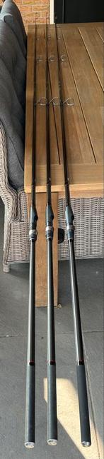 JRC contact hengels 12ft 2,75lb 2 stuks., Watersport en Boten, Hengelsport | Karpervissen, Ophalen, Gebruikt, Werphengel