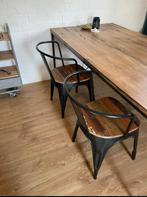 Stoelen (4stuks), Huis en Inrichting, Stoelen, Ophalen, Zwart, Zo goed als nieuw, Vier