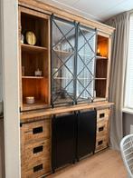 Buffetkast mangohout 170x220, Huis en Inrichting, Kasten | Buffetkasten, Ophalen, Zo goed als nieuw, 25 tot 50 cm, 200 cm of meer
