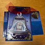 Luxe kerstkaart met uitdruk hanger / bijpassende envelop 9, Ophalen of Verzenden, Zo goed als nieuw, Kerst