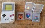 Nintendo GAME BOY classic 1989 DMG-01 met 3 spellen, Ophalen of Verzenden, Zo goed als nieuw