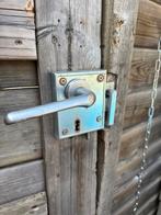 Poort slot, Ophalen of Verzenden, Zo goed als nieuw, IJzer, Klink of Kruk