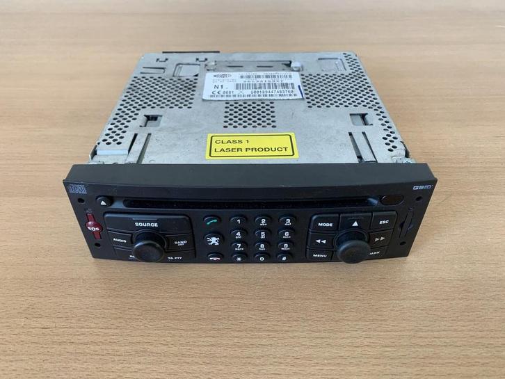 radio origineel peugeot 307 / 307CC 96533153XT 2002 - 2009, Auto diversen, Autoradio's, Ophalen of Verzenden