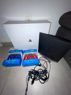 Sony Playstation 4 met stand, 2 controllers and box, Ophalen of Verzenden, Zo goed als nieuw, Met 2 controllers, Slim
