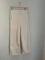 Beige wide leg broek jogger maat XS / S, Verzenden, Beige, Zo goed als nieuw, Maat 34 (XS) of kleiner