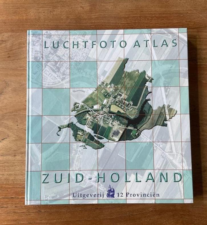 luchtfoto atlas Zuid-Holland M. Kuiper schaal 1:14.000 boek, Boeken, Atlassen en Landkaarten, Zo goed als nieuw, Overige atlassen