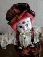 retro/vintage clown. clown met porseleinen hoofd en handen, Verzamelen, Retro, Ophalen of Verzenden, Huis en Inrichting