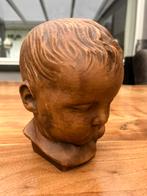Beeld van kinderhoofdje, Antiek en Kunst, Kunst | Beelden en Houtsnijwerken, Ophalen of Verzenden