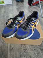 Asics heren hardloopschoenen 1011A701 blauw/oranje maat 43.5, Hardloopschoenen, Ophalen of Verzenden, Zo goed als nieuw, Hardlopen