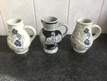 Duitse wijnkannetjes beschikbaar voor biedingen