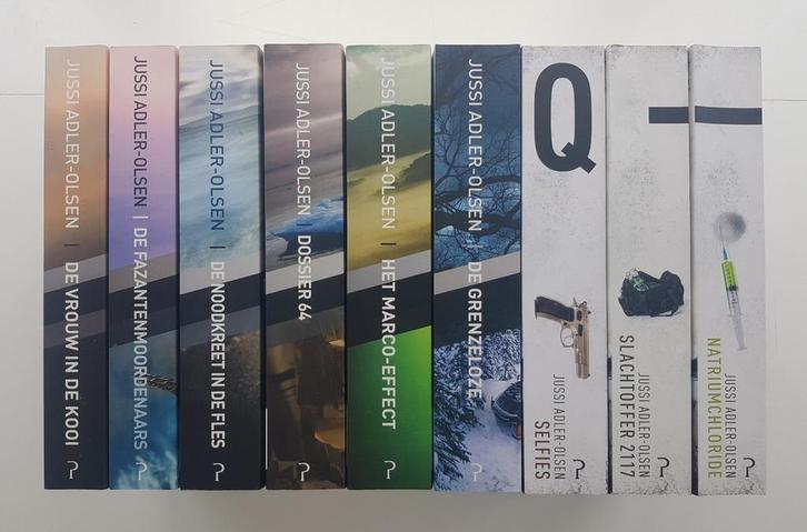 9x Jussi Adler Olsen - Serie Q Thrillers oa. Natriumchloride, Boeken, Thrillers, Nieuw, Scandinavië, Ophalen of Verzenden