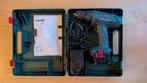Complete Bosch accuboormachine met accu-upgrade, Ophalen of Verzenden, Gebruikt, Boor- en Schroefmachine
