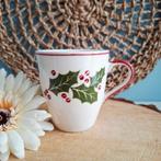 Vic's, senseo kerst mok met hulst design, Ophalen of Verzenden, Zo goed als nieuw