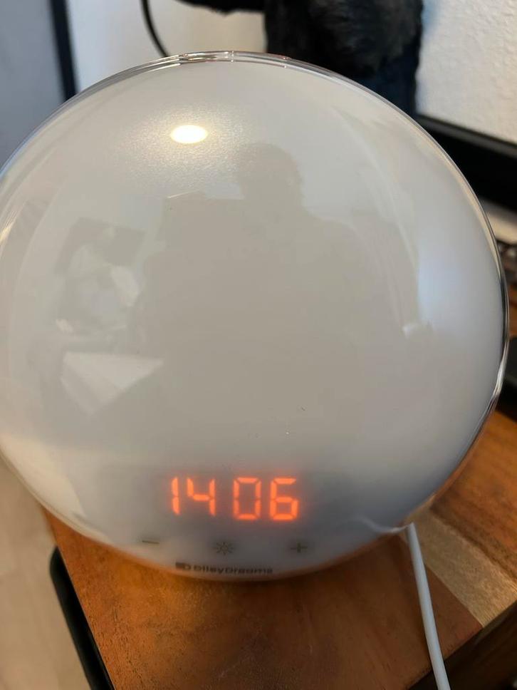 Diley Dreams Wekker met Lichttherapie, Huis en Inrichting, Lampen | Tafellampen, Zo goed als nieuw, Minder dan 50 cm, Kunststof