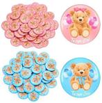 12 buttons Team Boy en Team Girl Bear, Versiering, Nieuw, Ophalen of Verzenden, Info@sweet-one.nl