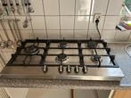 RVS Gaskookplaat 6 pits, Witgoed en Apparatuur, Kookplaten, Ophalen, Gebruikt, Gas, Vrijstaand