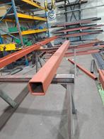 Koker 150x150x10 gestraald en gemenied  lengte 291cm, Doe-het-zelf en Verbouw, Ophalen, Nieuw, IJzer