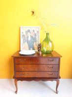 Vintage ladekastje in Queen Ann style, ladekast, kast, Ophalen, Gebruikt, Vintage, 50 tot 100 cm