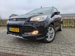 Ford Kuga 1.6 Turbo 150PK AWD 2014 PANO TREKHAAK ACC VOL, Zwart, 4 cilinders, 2000 kg, Leder en Stof