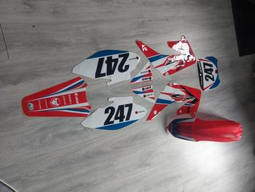 honda cr crf plastic en stickerset  beschikbaar voor biedingen