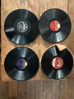 Bakelieten Platen - 4 Stuks, Cd's en Dvd's, Vinyl | Overige Vinyl, Ophalen of Verzenden, Gebruikt, Overige formaten
