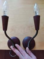 Antieke wandlampjes 2x, Ophalen of Verzenden