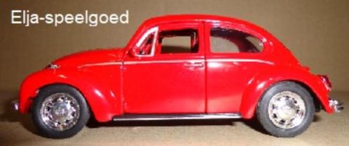 Modelauto Volks Wagen Kever 1:32 in de Kleur Rood, Hobby en Vrije tijd, Modelauto's | 1:32, Nieuw, Auto, Overige merken, Ophalen of Verzenden