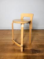 Vintage K65 kruk van Alvar Aalto voor Artek, Huis en Inrichting, Krukjes, Ophalen, Gebruikt, Hout