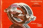  General motors - opel ascona handleiding, Ophalen of Verzenden