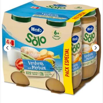 Hero Solo Groentepotten met Heek 6+ maanden (6 stuks)