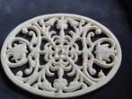 Onderzetter rek gietijzer rooster ,sleets ,landelijk stoer, Ophalen of Verzenden