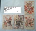 👍nu 0,40: vintage plaatjes katten 734 ( alleen verzenden, Hobby en Vrije tijd, Kaarten | Zelf maken, Ophalen, Nieuw, Dieren, Knipvel
