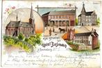 litho  HOTEL BOSMAN  's HEERENBERG 1899 NR 1850, Verzenden, Voor 1920, Gelopen, Gelderland