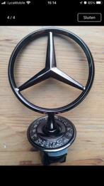 Aangeboden Mercedes Benz AMG motor kap ster Black gloss