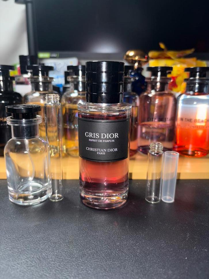 Dior - Gris Dior Espirit  🌹🍀  Sample/Decant, Sieraden, Tassen en Uiterlijk, Uiterlijk | Parfum, Zo goed als nieuw, Ophalen of Verzenden