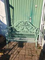 Mooie brocante  tuinbank - 133x97x44 cm - Ophalen, Ophalen, Zo goed als nieuw, Metaal