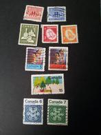 Canada kerstzegels Kerstmis 1 gestempeld, Ophalen of Verzenden, Gestempeld, Noord-Amerika