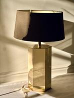 Tafellamp Hollywood Regency, 50 tot 75 cm, Zo goed als nieuw, Metaal, Hollywood Regency, Vintage, Retro, Golden Girls