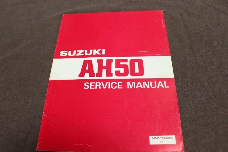 Suzuki AH50 1993 scooter service manual, Ophalen of Verzenden, Gebruikt