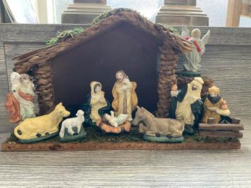 Prachtige complete mooie Kerststal beschikbaar voor biedingen